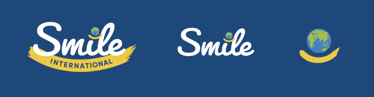 Smile International's logos (dark)