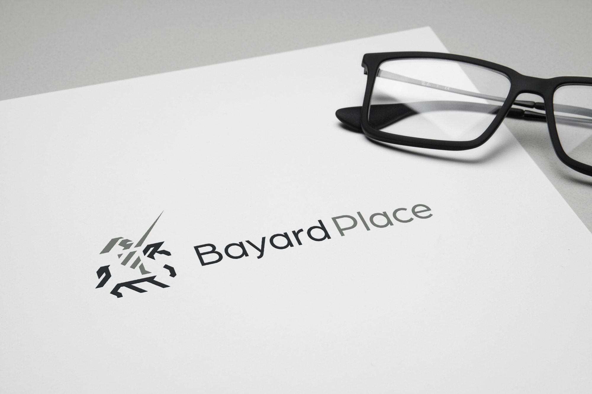 Bayard place logo on paper