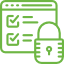 lock on personal information icon