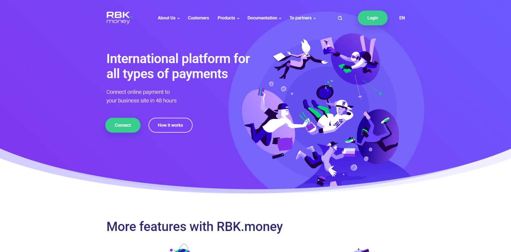 Bright Illustrations for Bank